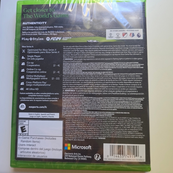EA Sports FC24 Xbox series X Xbox OneBrand new video game 2.6 oz Get ready - Picture 4 of 4